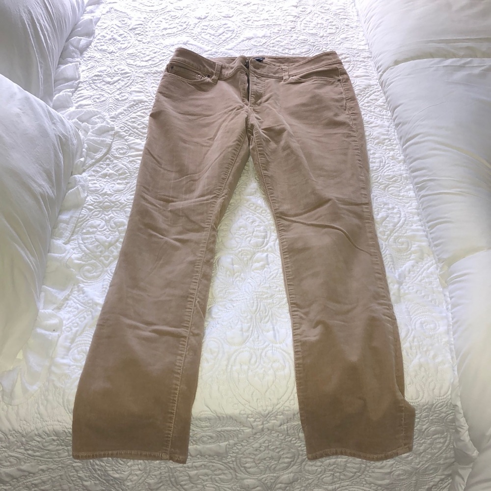 Ann taylor signature size 10 beige corduroy pants